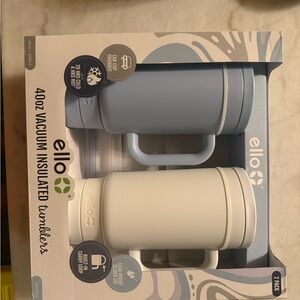 Ello 40oz Vacuum Insulated Tumblers - Blue and White